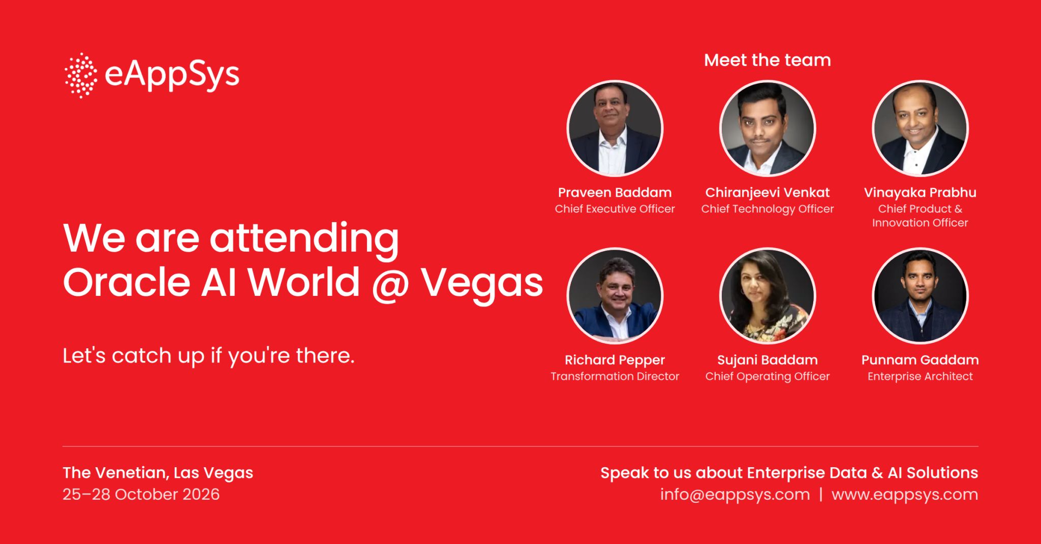 eAppSys at Oracle AI World 2026